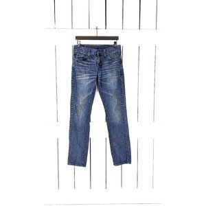 Levis Strauss 511 blue cotton denim skinny jeans